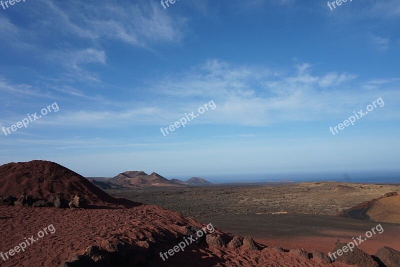 Volcano Island Vacations Summer Lanzarote Free Photos