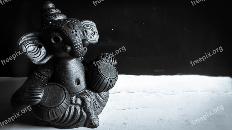 Lord Ganesh Hinduism Indian God Free Photos