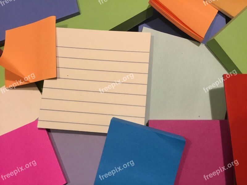 Sticky Notes Organization Sticky Office Post