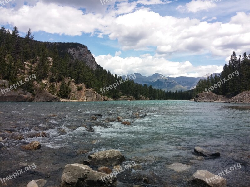 River Banff Canada Free Photos