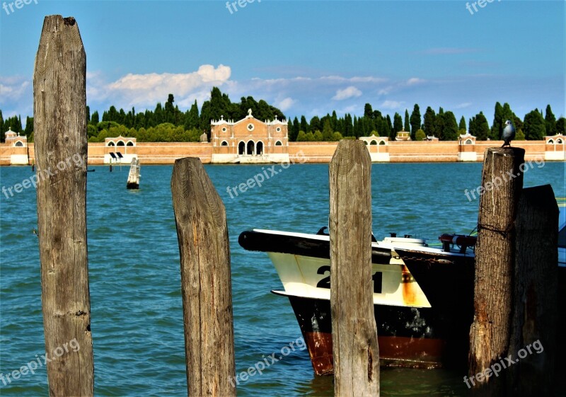 Venice Boat Water Cemetery Island