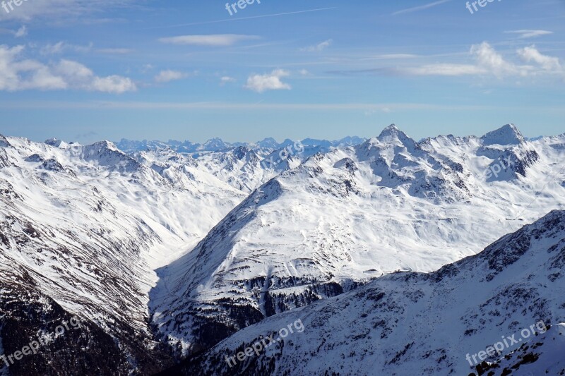 Solden Austria Skiing Mountains Alps