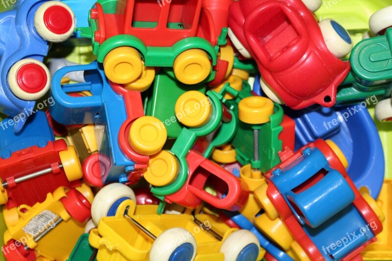 Toys Children Colorful Cars Colorful Toys