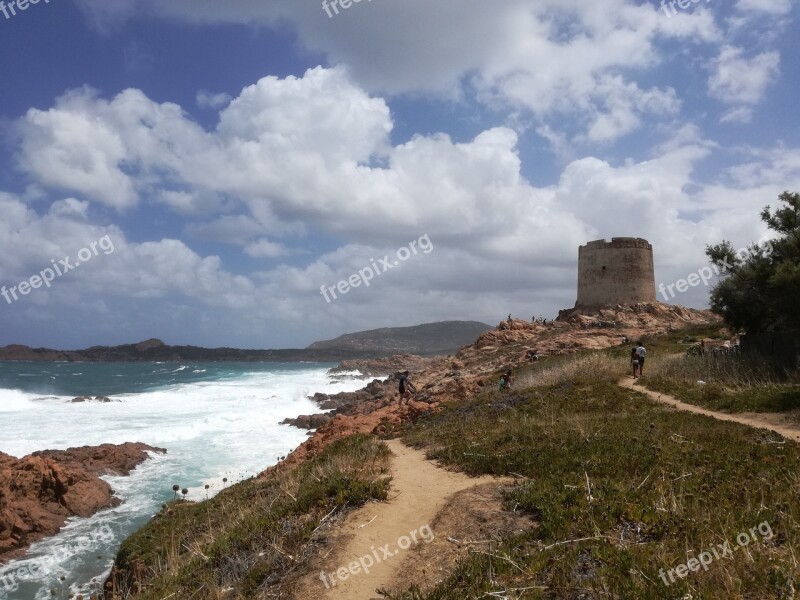 Isola Rossa Sea Sardinia Torre Summer