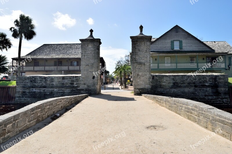 Oldest City Entrance St George Street Historic St Augustine