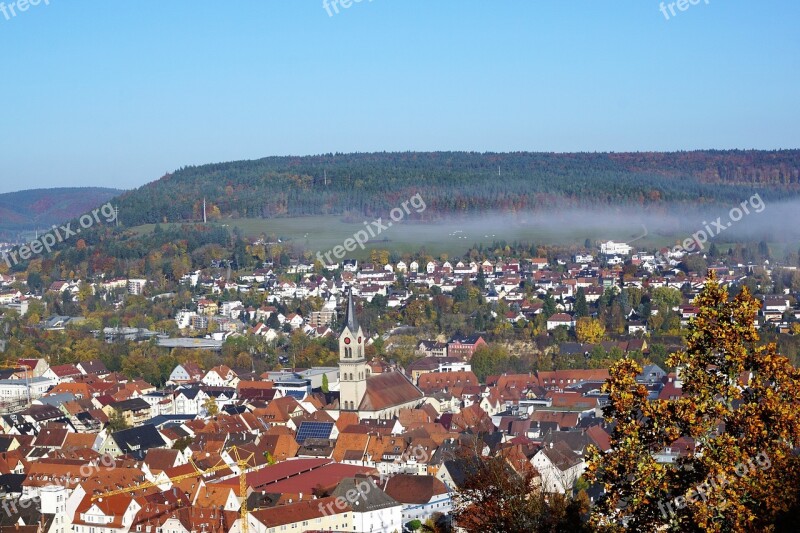 Autumn Hike Tuttlingen Honing Mountain Honing Castle