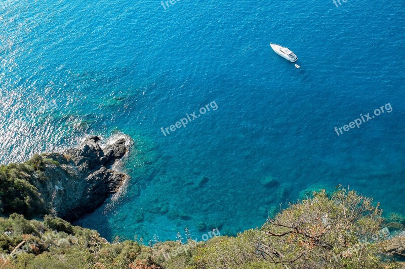 Sea Mediterranean Italian Coast Water Emerald