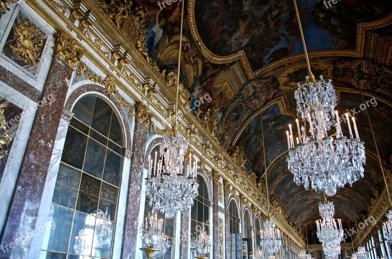 Gold Versailles Paris Marie Antoinette Architecture