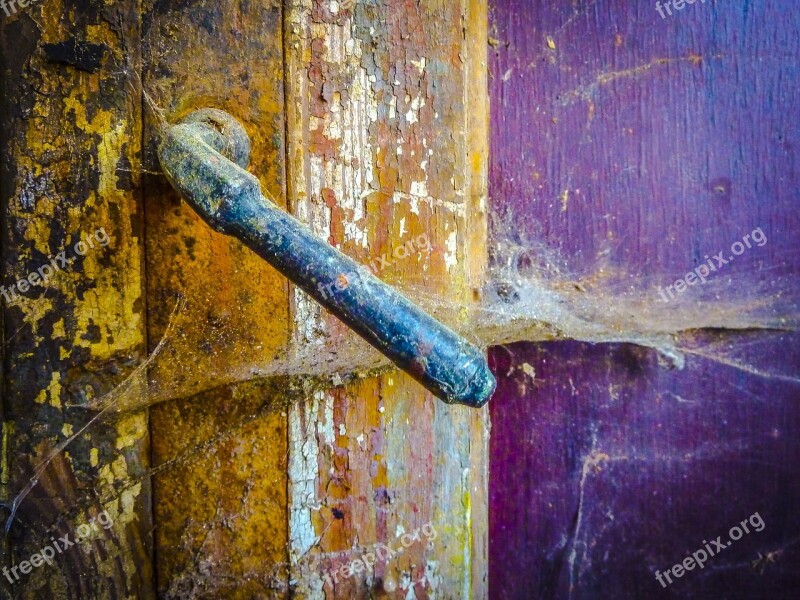 Lost Place Door Jack Cobweb Free Photos