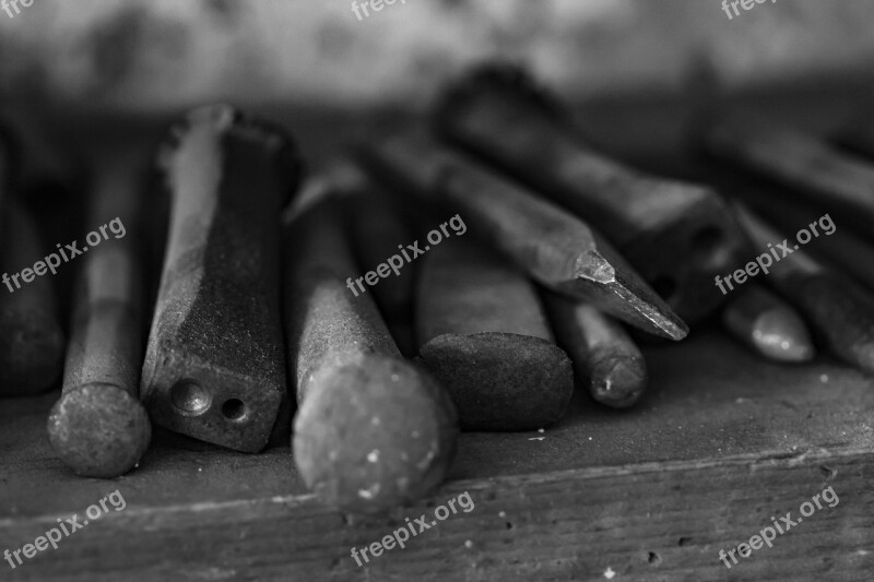 Tools Old Tools Black And White Workshop Tools Free Photos