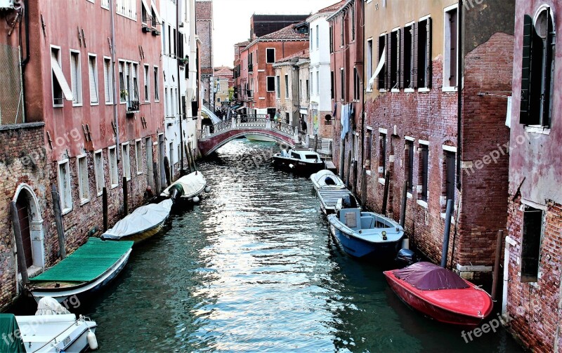 Venice Italy Channel Water Architecture