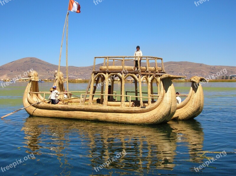 Lake Titicaca Pot Indigeno Uru Bolivia Free Photos