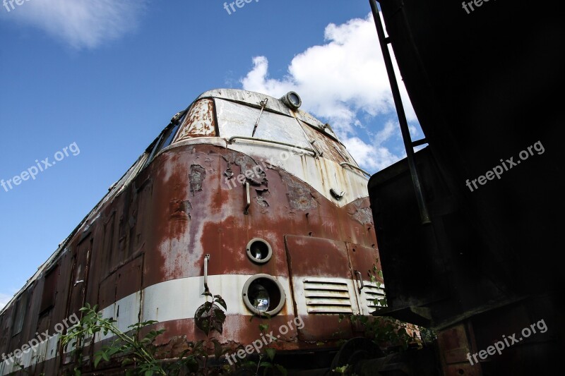 Loco Locomotive Old Rust Historically