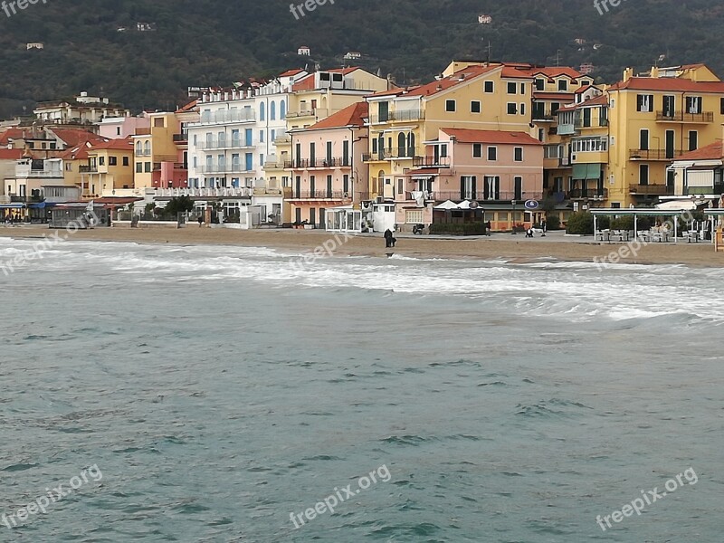 Sea Liguria Italy Water Landscape