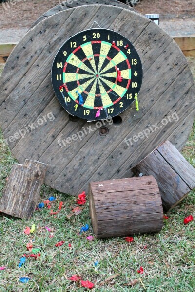 Game Games Darts Dart Board Wood