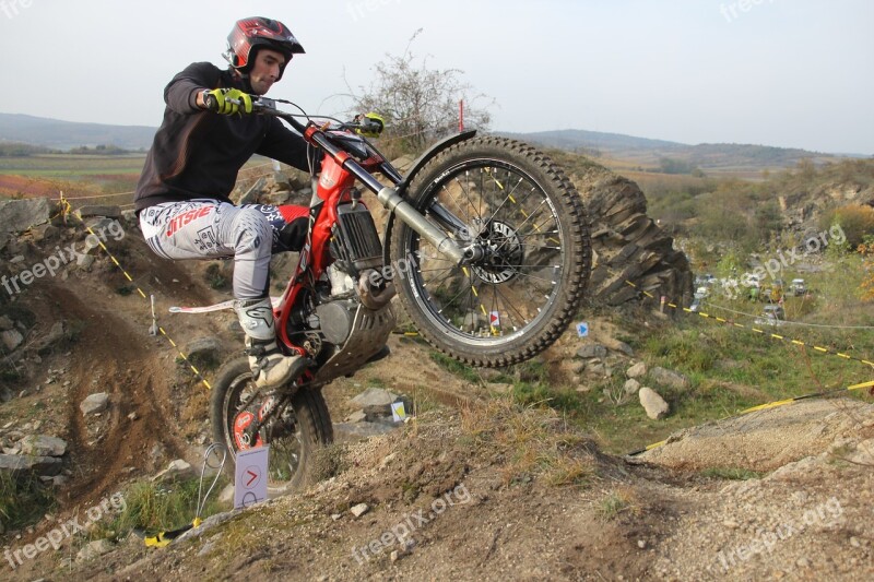 Trial Motorcycle Bike Motorsport Jump