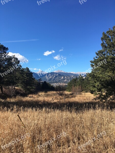 Estes Park Colo Colorado Mountain