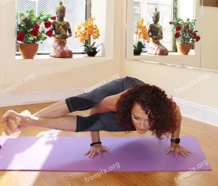 Yoga Pose Woman Fitness Exercise