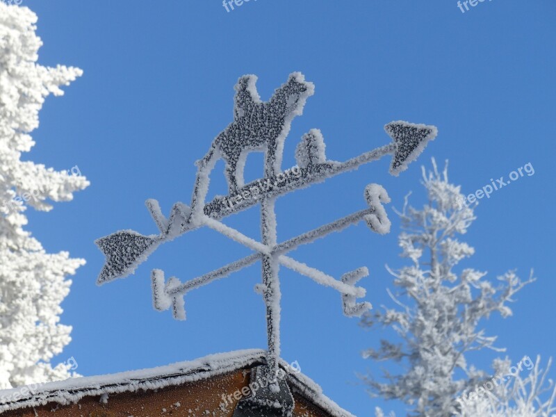 Weathercock Metal Wind Weather Direction