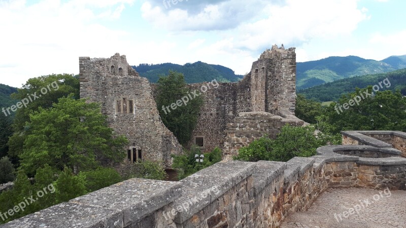 Badenweiler Castle Black Forest Southern Germany Burgruine