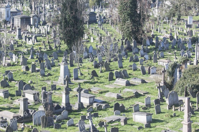 Cemetery Graves Die Funeral End Of Life