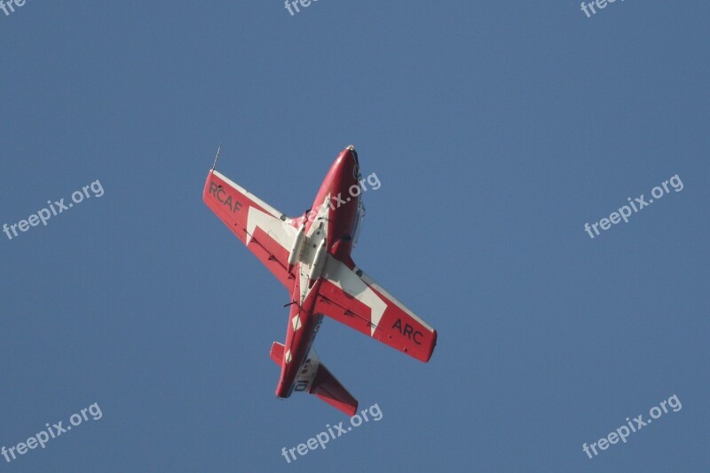 Snowbird Fighter Jet Flying Aircraft Airshow