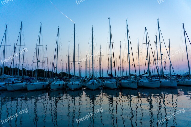 Port Sea Sailing Boat Croatia Vacations