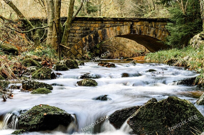 Autumn Waterfall Resin Water Nature