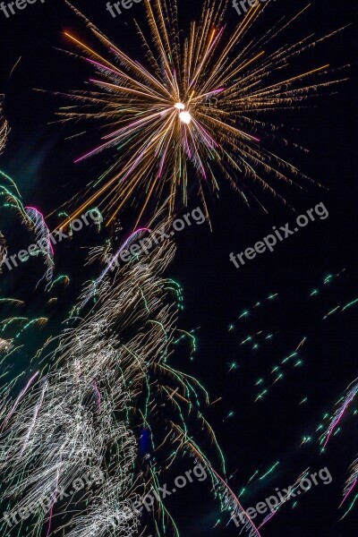 Fireworks Starburst Celebration 4th July Decoration