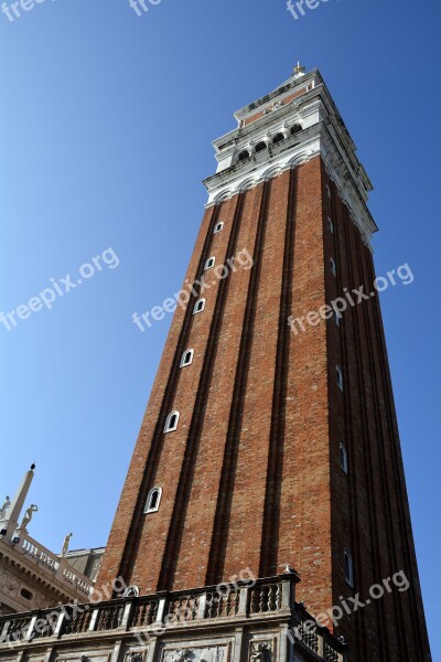 Markus Tower Tower Venice Italy Steeple