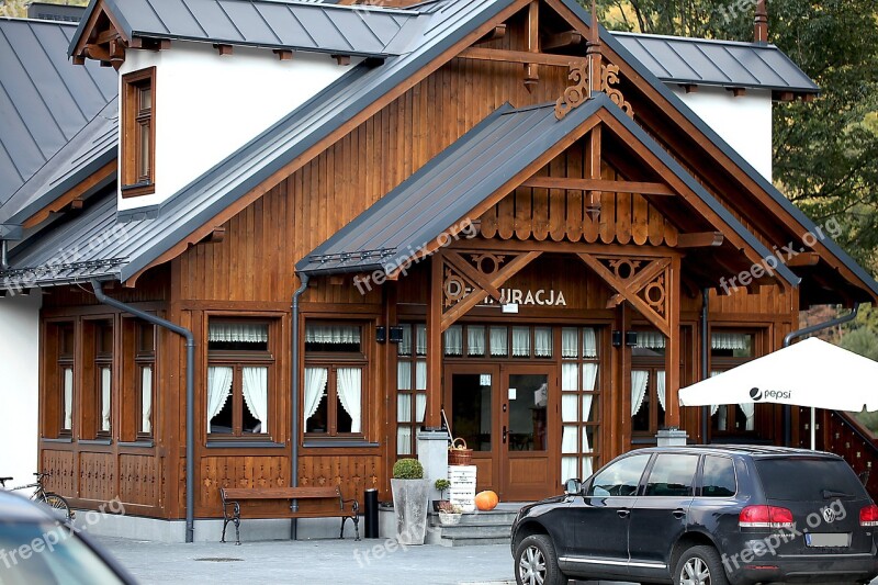 The Hotel Restaurant Guest Architecture Entrance