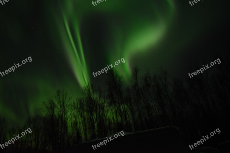 Aurora Northern Lights Night Free Photos