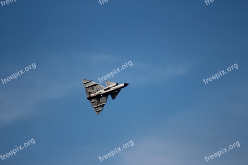 Saab Vigen Jet Aircraft Airshow