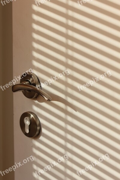 Door Handle Shadow Light Lighting