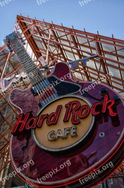 Kentucky Louisville Facade Hard Rock Cafe Free Photos