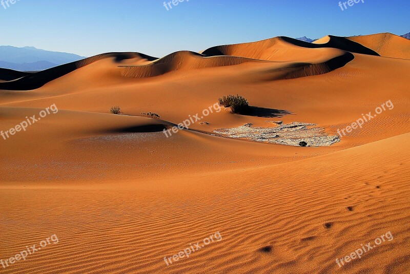 Death Valley Sand Nature National Park California