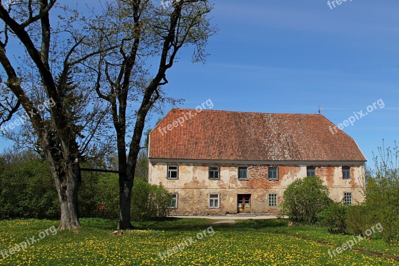 Country House Old House Countryside Old Country