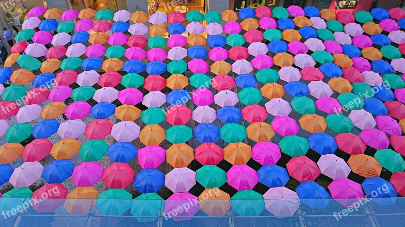 Sunshade Umbrella Color Colors Plaza