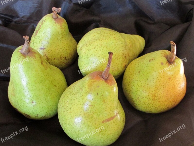 Pears Green Organic Fruit Free Photos