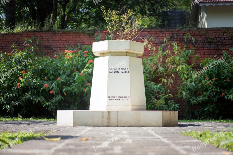 Gandhi Ashes Aga Khan Palace Pune Non-violence