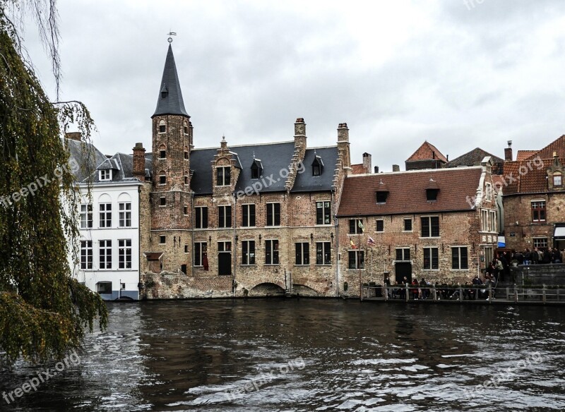 Brugge Bruges House Belgium The Medieval City