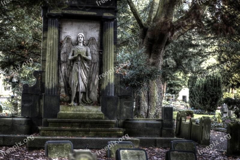 Thanathatos Cemetery Sculpture Angel Figure Angel