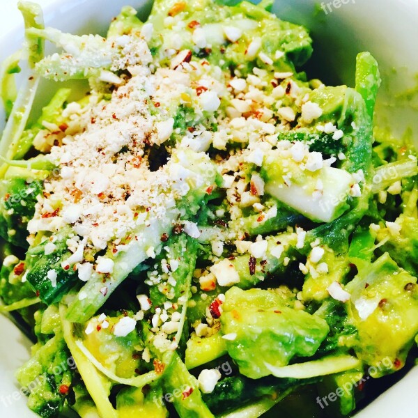 Food Avocado Salad Green Delicious