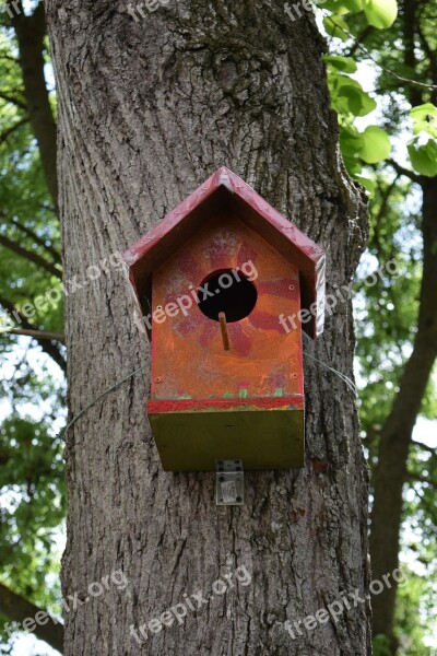 Birdhouse Bird Home Free Photos