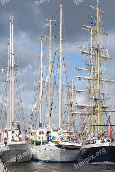 Sailing Vessel Hanse Sail Rostock Warnemünde Sail