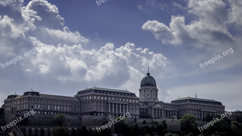 Buda Castle Budapest Hungary Castle Free Photos