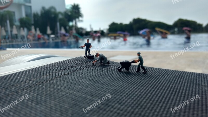 Miniature Figures Water Vacations H0 1 87