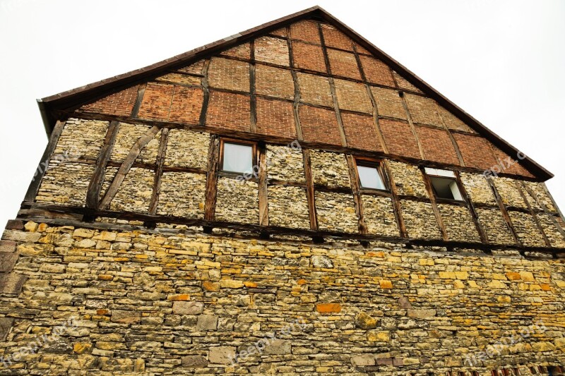 House Fachwerkhaus Wood Skeleton Old House Truss