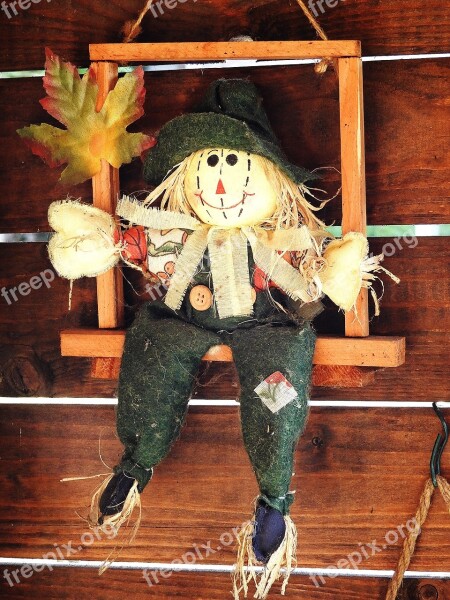 Scarecrow Decoration Pop Straw Deter