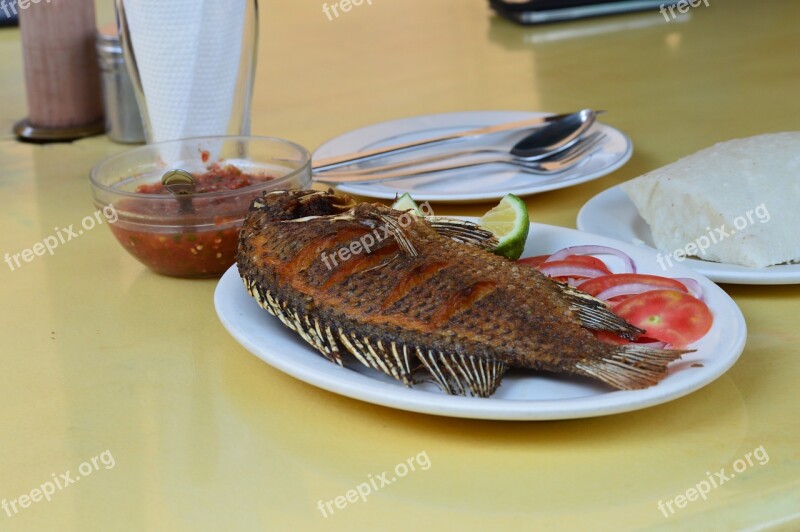 Fried Fish Kenyan Food Nairobi Restaurant Continental African Food African Food